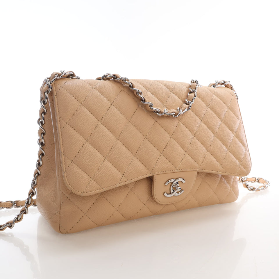 Chanel Jumbo Caviar Classic Single Flap Bag
