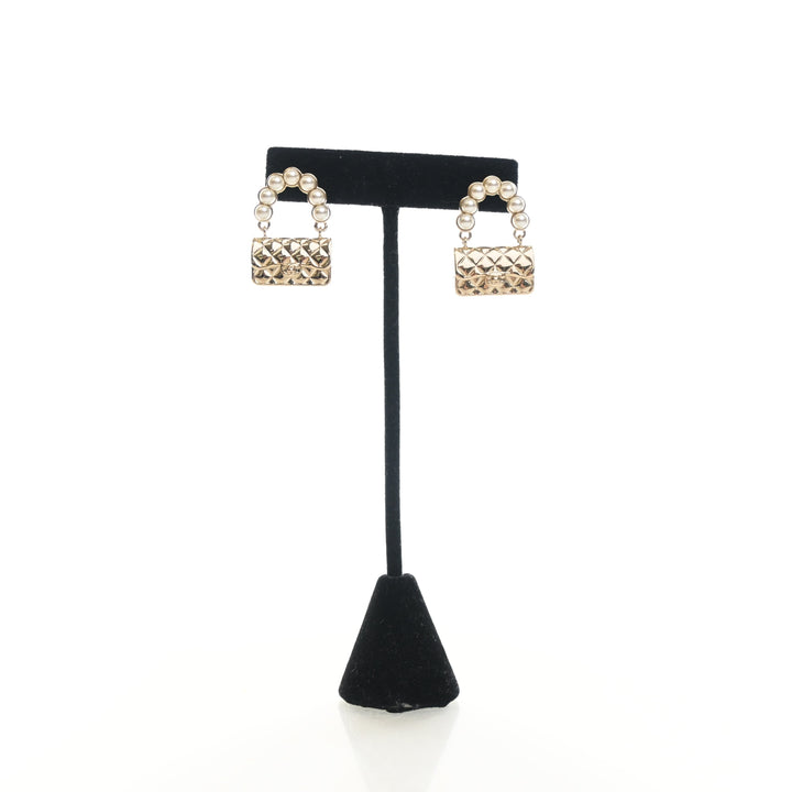 Chanel Classic Flap Bag Earrings