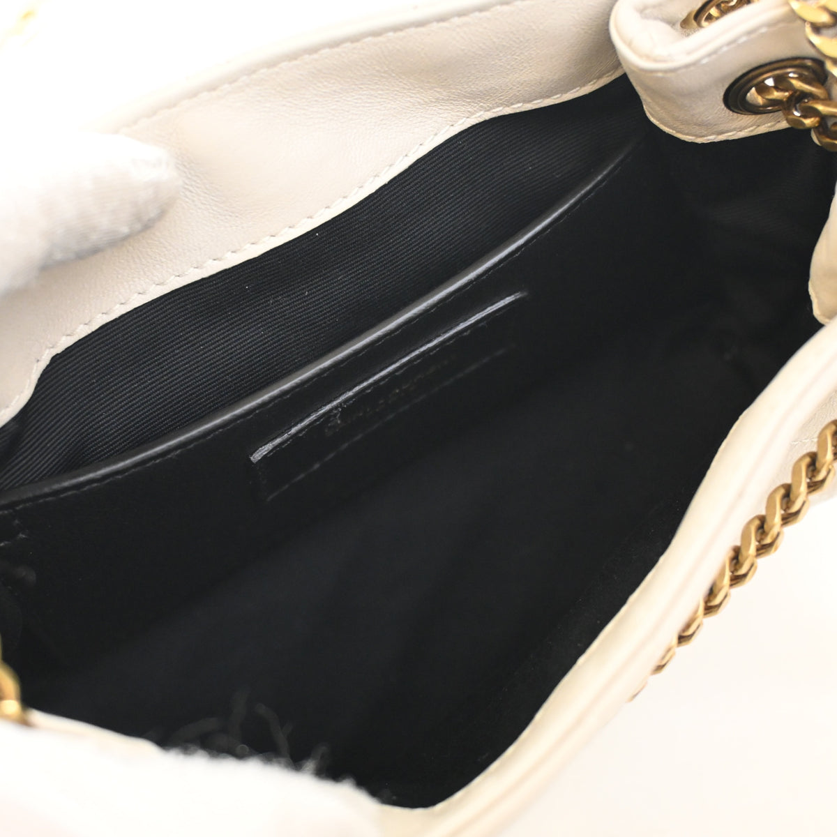 Saint Laurent Mini Lambskin Nolita, photo 12 of 14