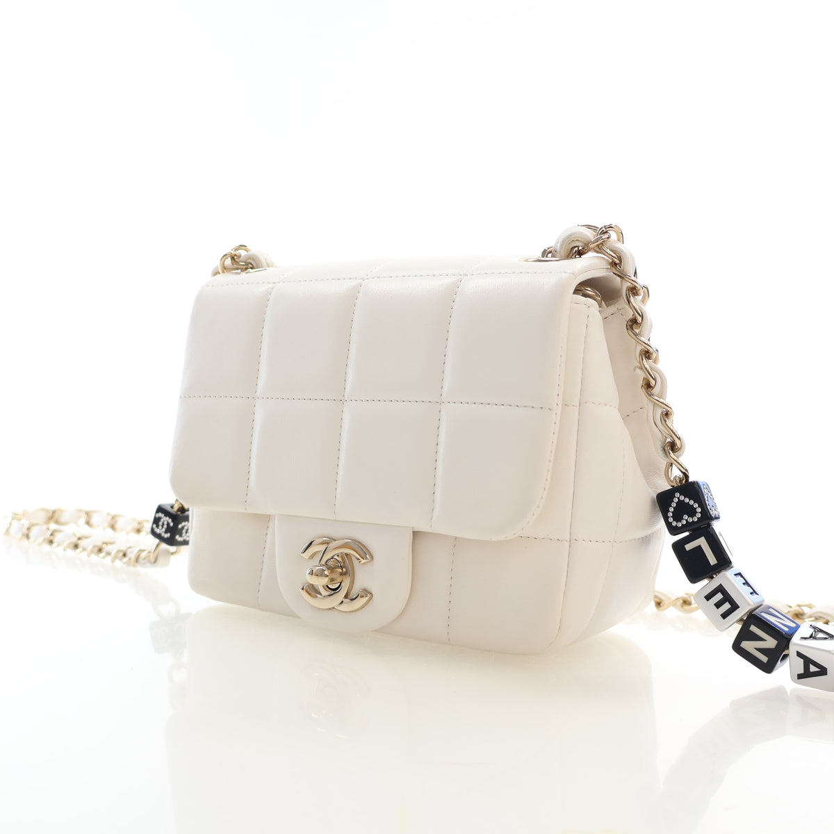 Chanel Mini Lambskin Square Monacoco Flap Bag, photo 3 of 17