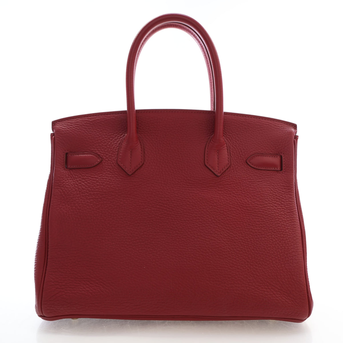Pre-Owned Hermès Birkin 30 Rouge H Togo Leather, front view, photo 15 of 21