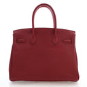Hermes Rouge H Togo Birkin 30 
