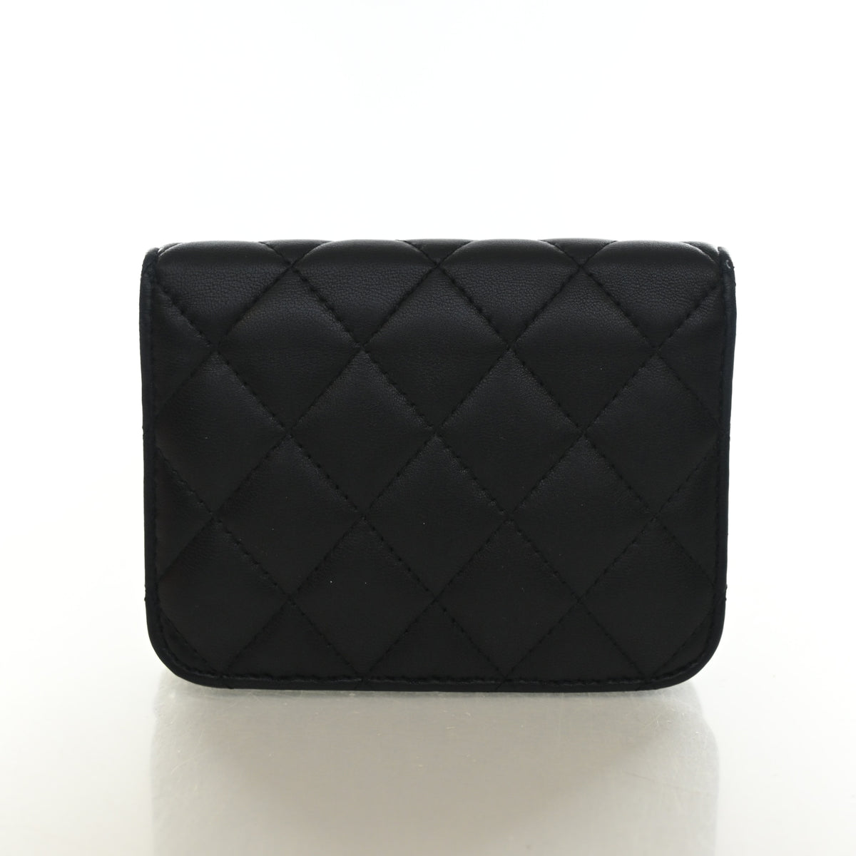Pre-Owned Chanel Clutch Mini Lambskin Pearl Crush With Chain, front view, photo 11 of 13