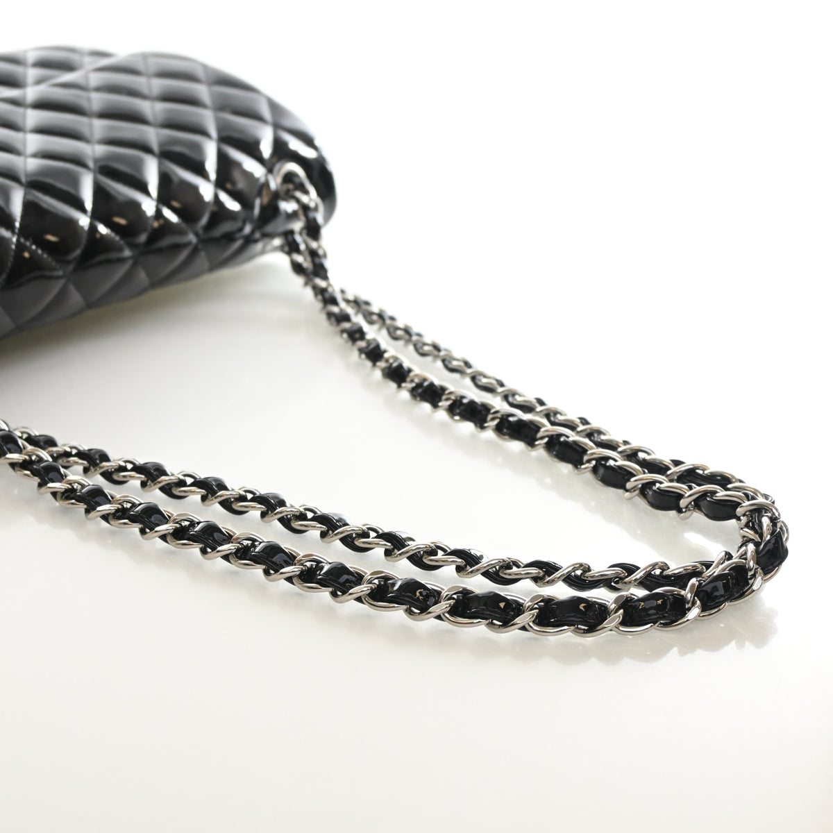 Chanel Jumbo Patent Classic Double Flap Bag, photo 10 of 16