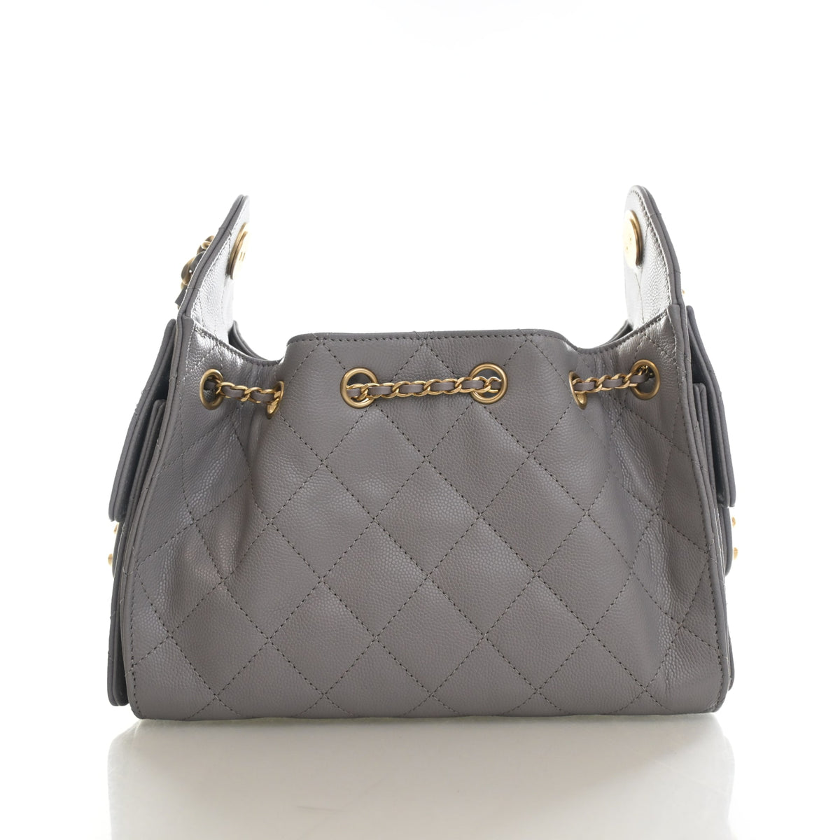 Pre-Owned Chanel Hobo Mini Caviar Leather 25, front view, photo 11 of 14