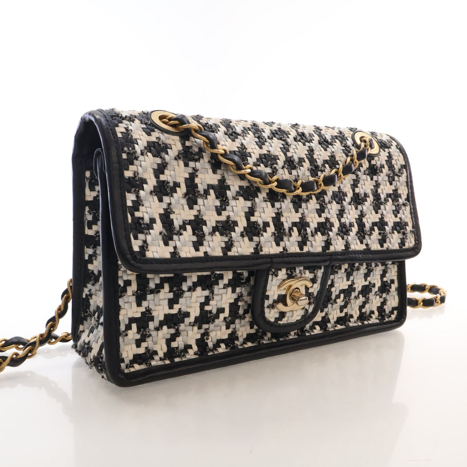 Chanel Medium Mixed Fibers Classic Single Flap Bag