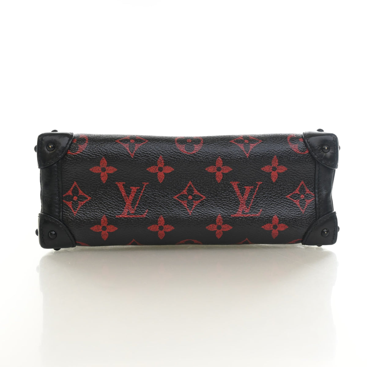 Pre-Owned Louis Vuitton Monogram Infrarouge Petite Malle Soft, base and feet view, photo 9 of 15