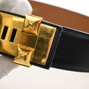 Hermes Vintage Noir Swift C...
