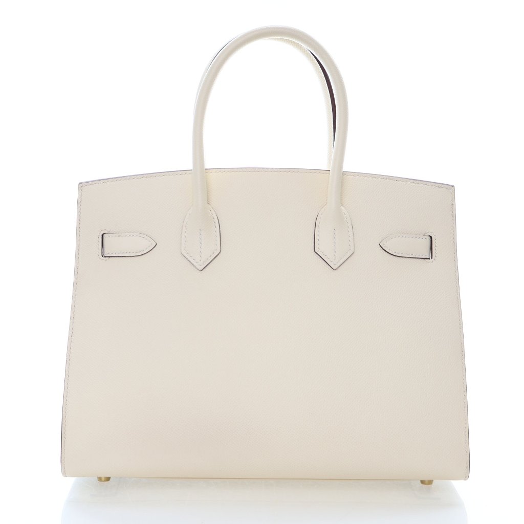 Pre-Owned Hermès Birkin 30 Nata Epsom Leather Sellier, front view, photo 12 of 20