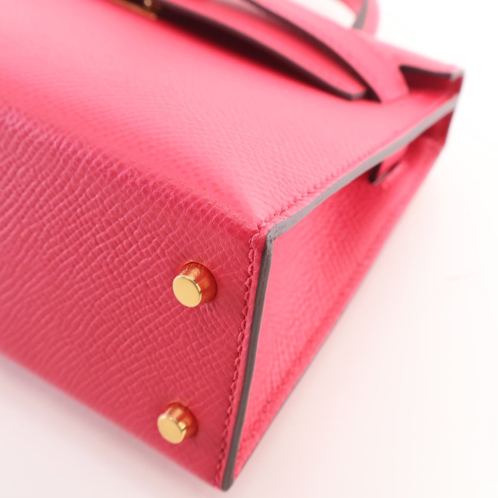 Hermes Rose Extreme Epsom Mini Kelly, photo 10 of 17