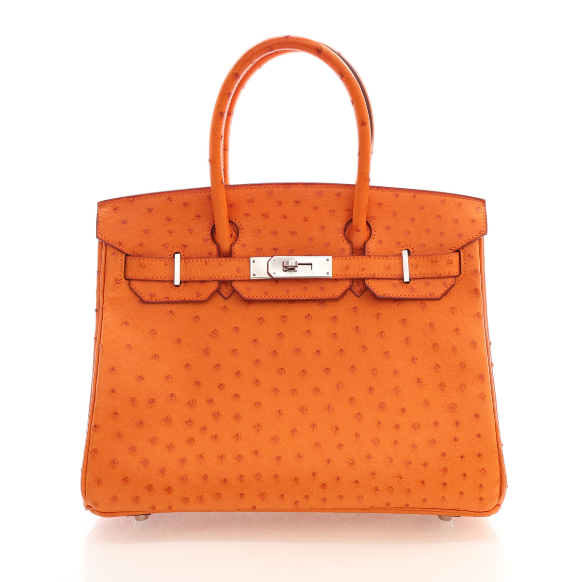 Hermes Vintage Orange H Ostrich Birkin 30, photo 1 of 21