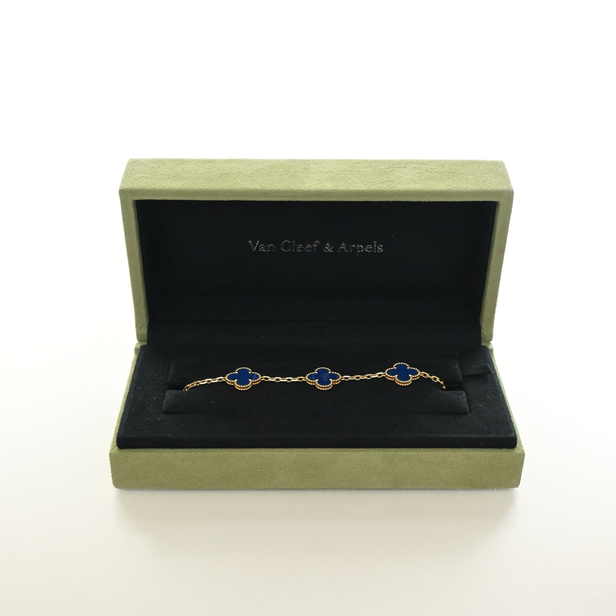 Van Cleef & Arpels Agate 5 Motif Vintage Alhambra Bracelet, photo 1 of 7