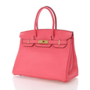 Hermes Rose Lipstick Togo B...