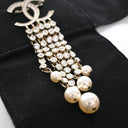 Chanel CC Crystal Pearl Dro...