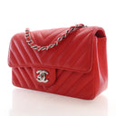 Chanel Mini Caviar Chevron ...