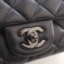 Chanel Lambskin So Black Mi...