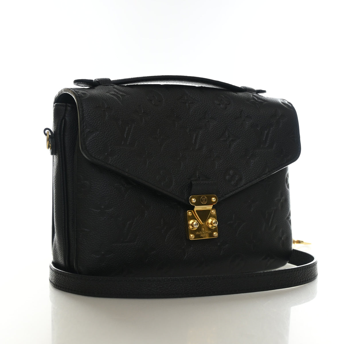 Pre-Owned Louis Vuitton Pochette Metis Monogram Empreinte, three-quarter view