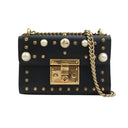 Gucci Small Studded Padlock Bag