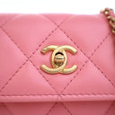 Chanel Mini Pink Lambskin P...