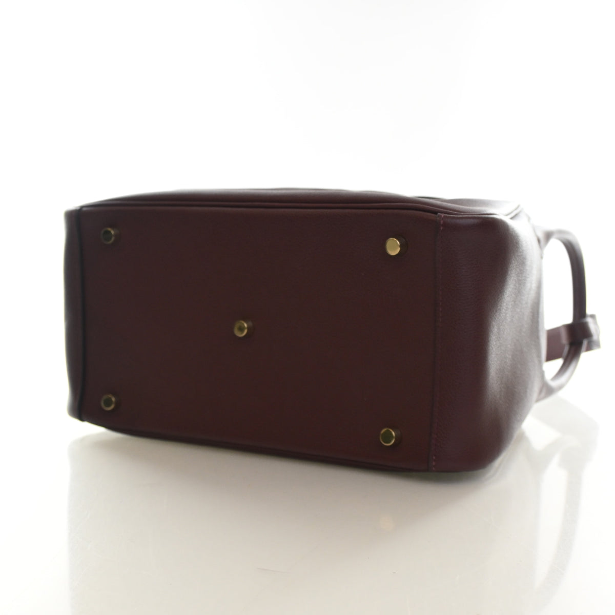 Pre-Owned Hermès Lindy 30 Rouge H Evercolor Leather, base and feet view, photo 7 of 13