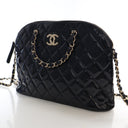 Chanel Small Patent CC Dome...