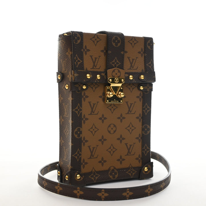 Louis Vuitton Reverse Monogram Trunk Vertical Shoulder Bag