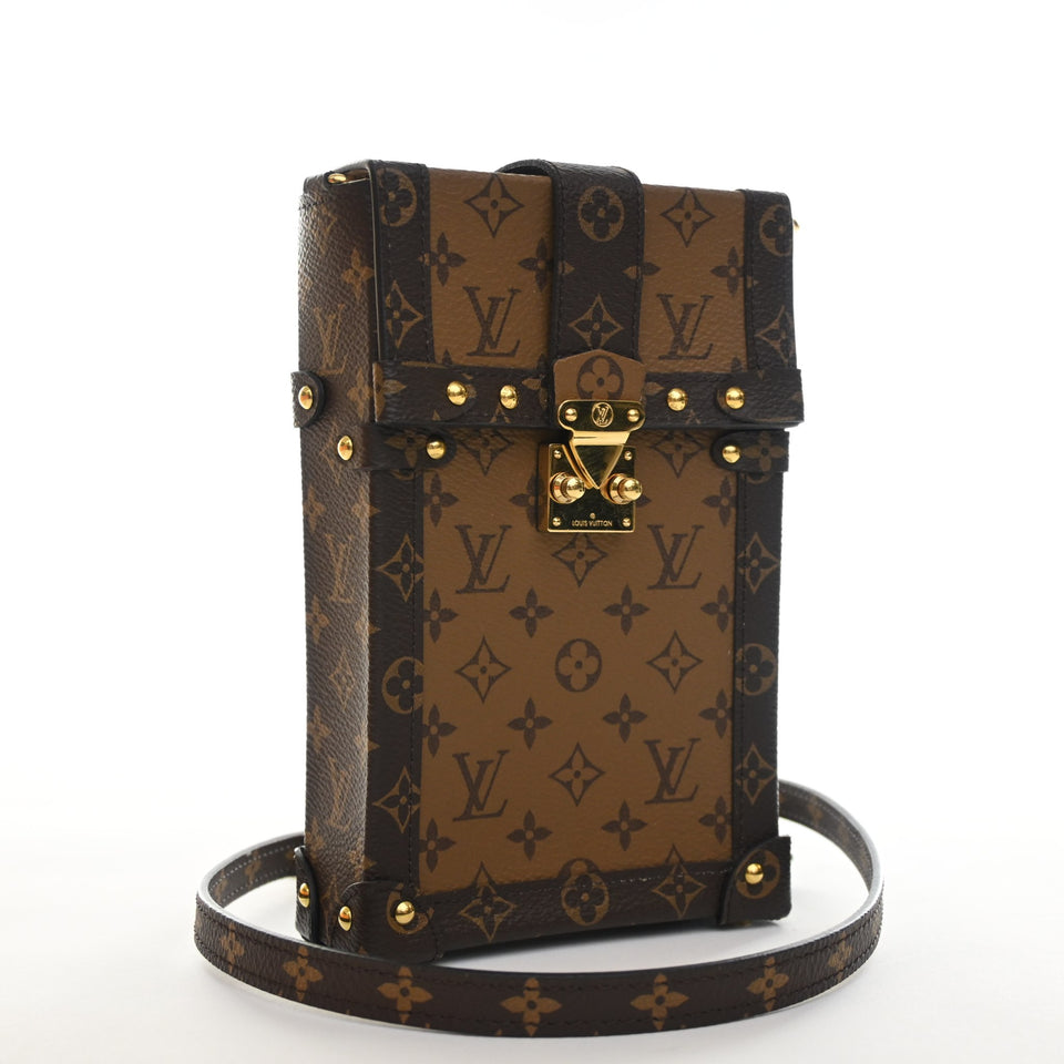 Louis Vuitton Reverse Monogram Trunk Vertical Shoulder Bag