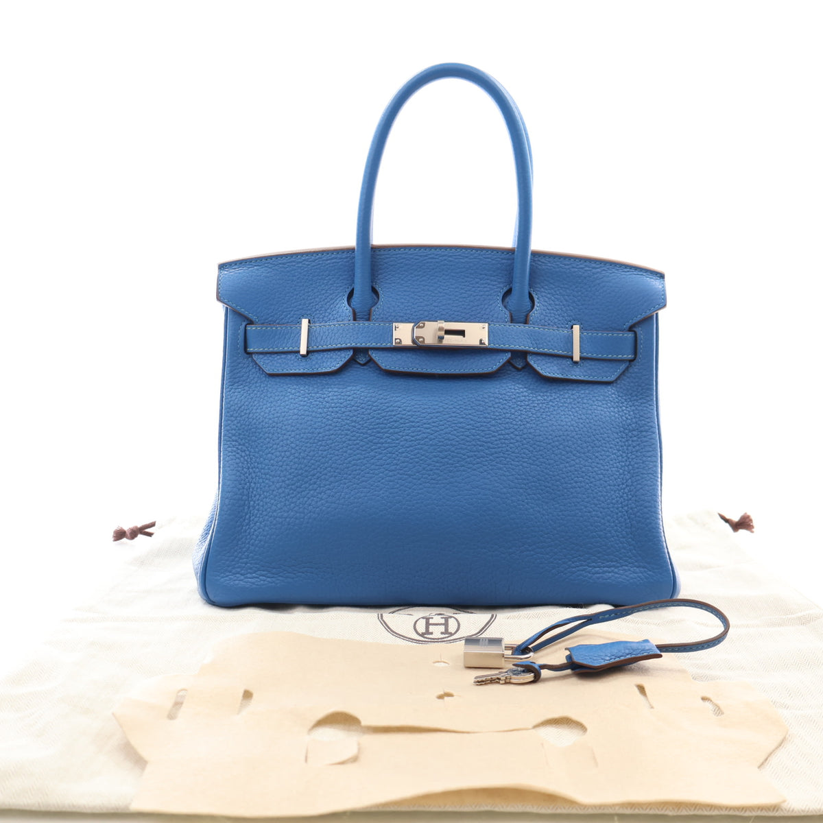 Hermes Vintage Mykonos Clemence Birkin 30, photo 16 of 16