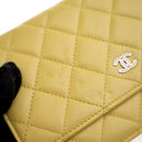 Chanel Yellow Lambskin Wall...