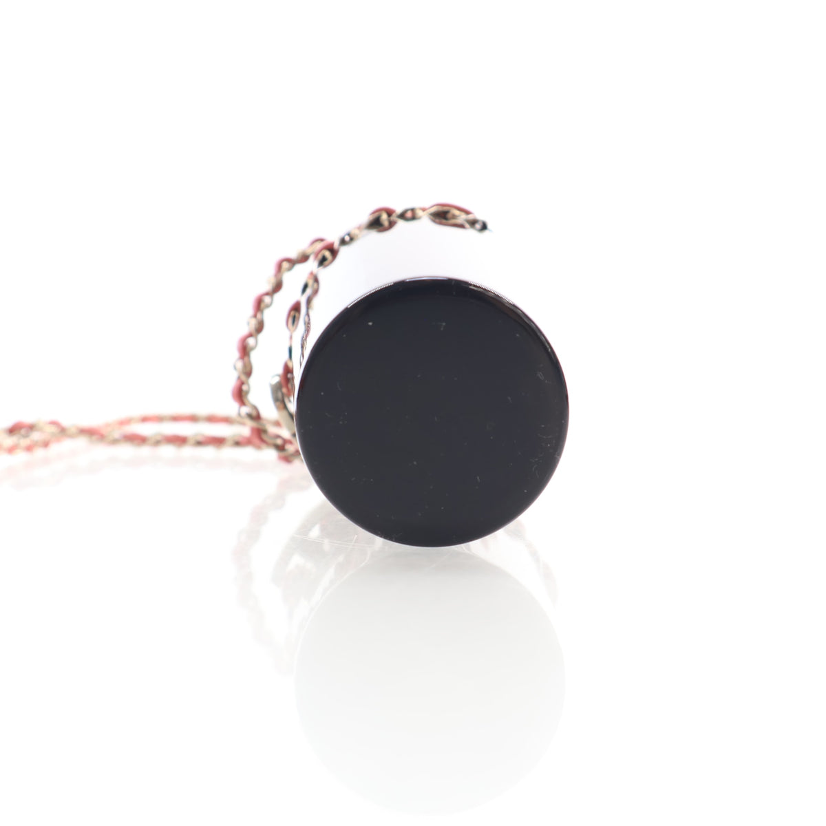 Pre-Owned Chanel Necklace Long Lipstick Holder, base and feet view