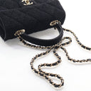 Chanel Tweed CC Top Handle Bag