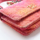 Chanel Tweed 19 Wallet On C...