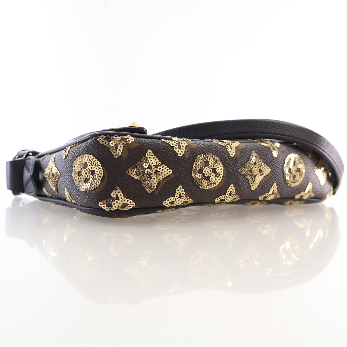 Pre-Owned Louis Vuitton Pochette Sequin Monogram Accessoires, side profile