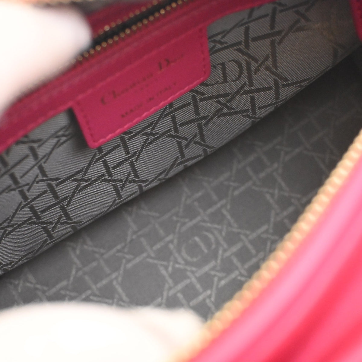 Christian Dior Medium Lambskin Lady Dior, photo 12 of 14
