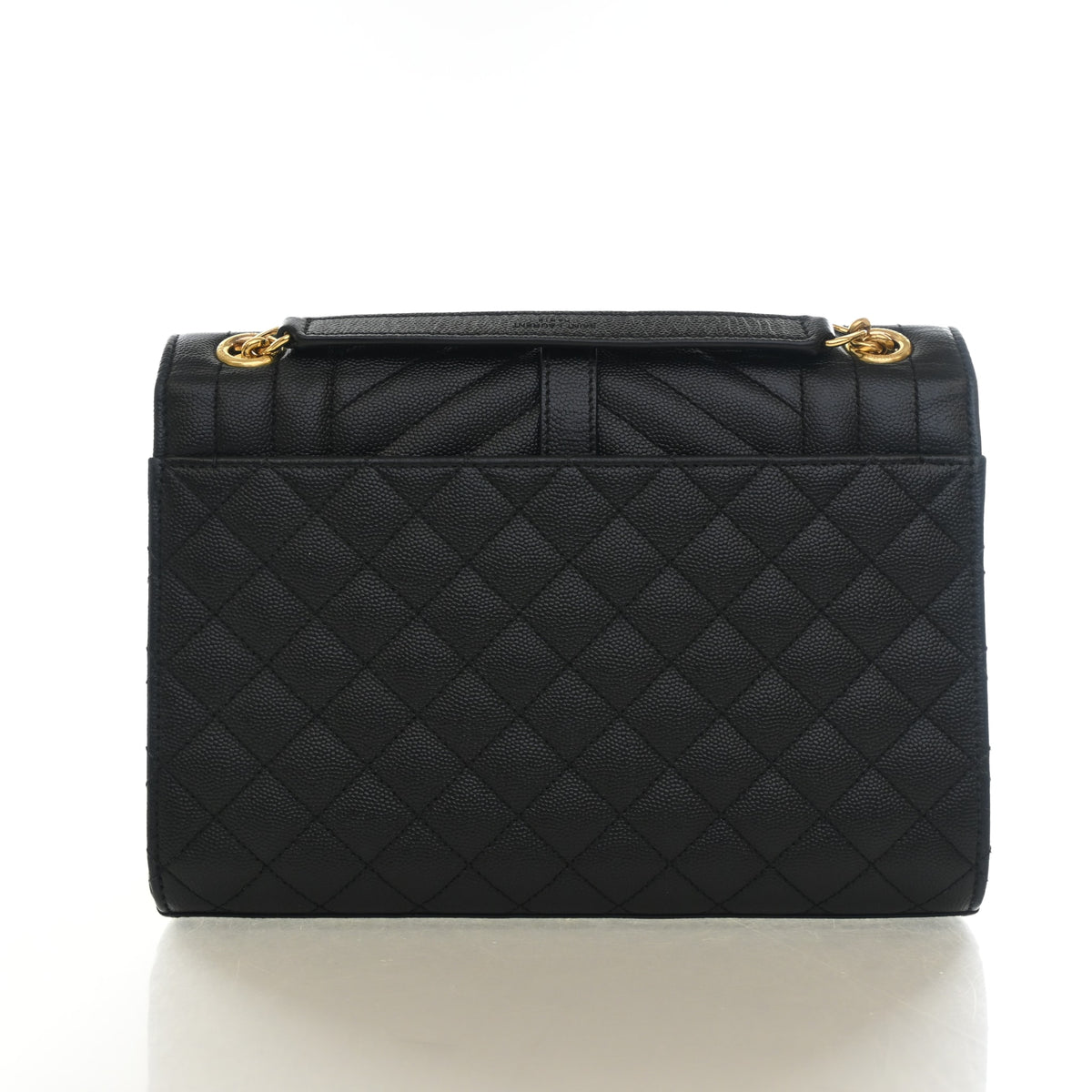 Pre-Owned Saint Laurent Flap Bag Medium Calfskin Envelope, back view