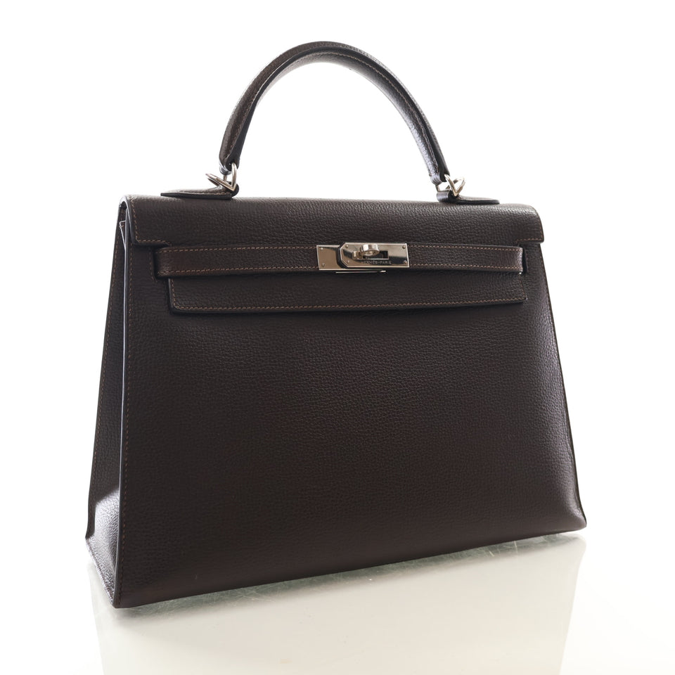 Hermes Chocolat Ardennes Kelly 32