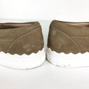 Chloe Suede Lauren Slip Ons...