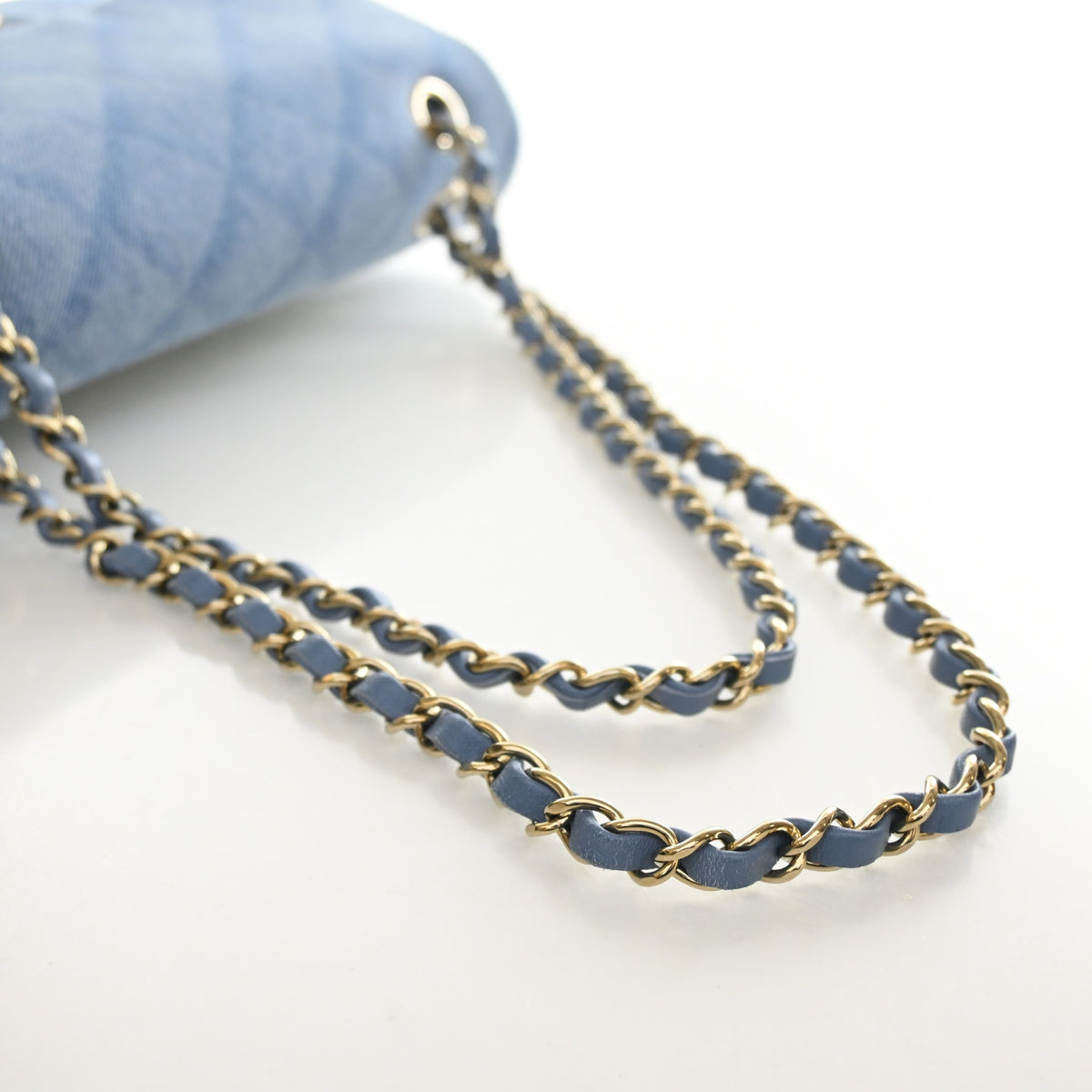 Chanel Medium Denim Classic Double Flap Bag, photo 10 of 17