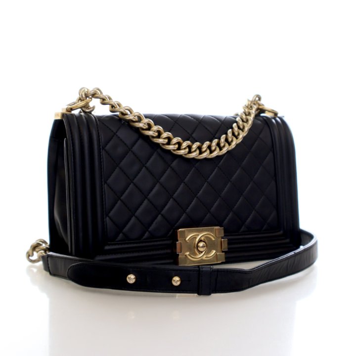 Chanel Medium Lambskin Boy Bag
