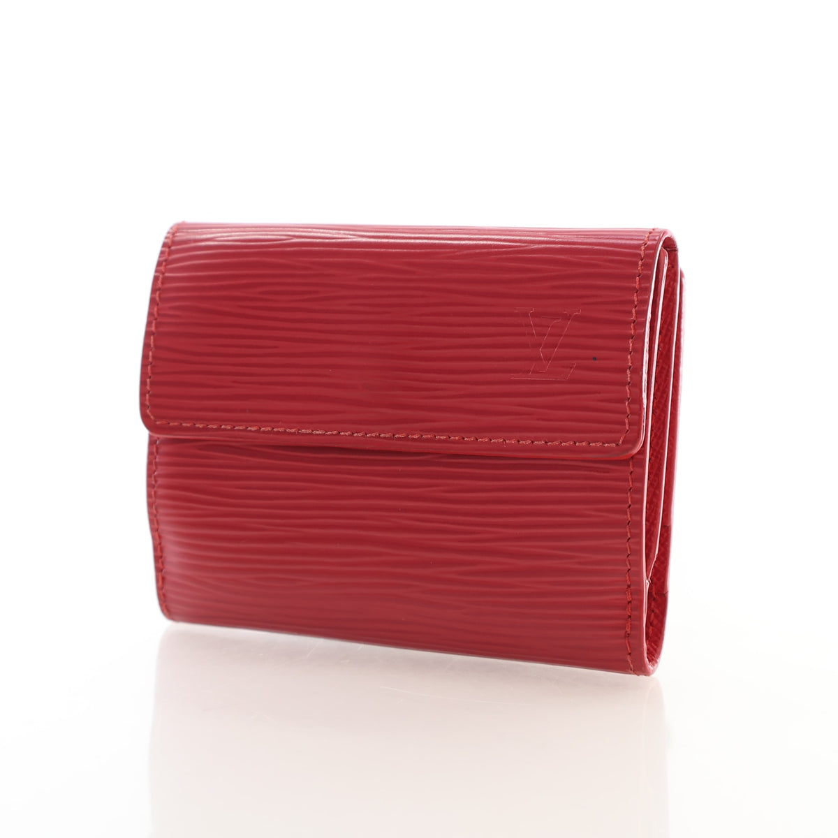 Pre-Owned Louis Vuitton Wallet Epi Elise, three-quarter view