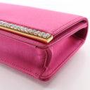 Prada Small Fuchsia Satin C...
