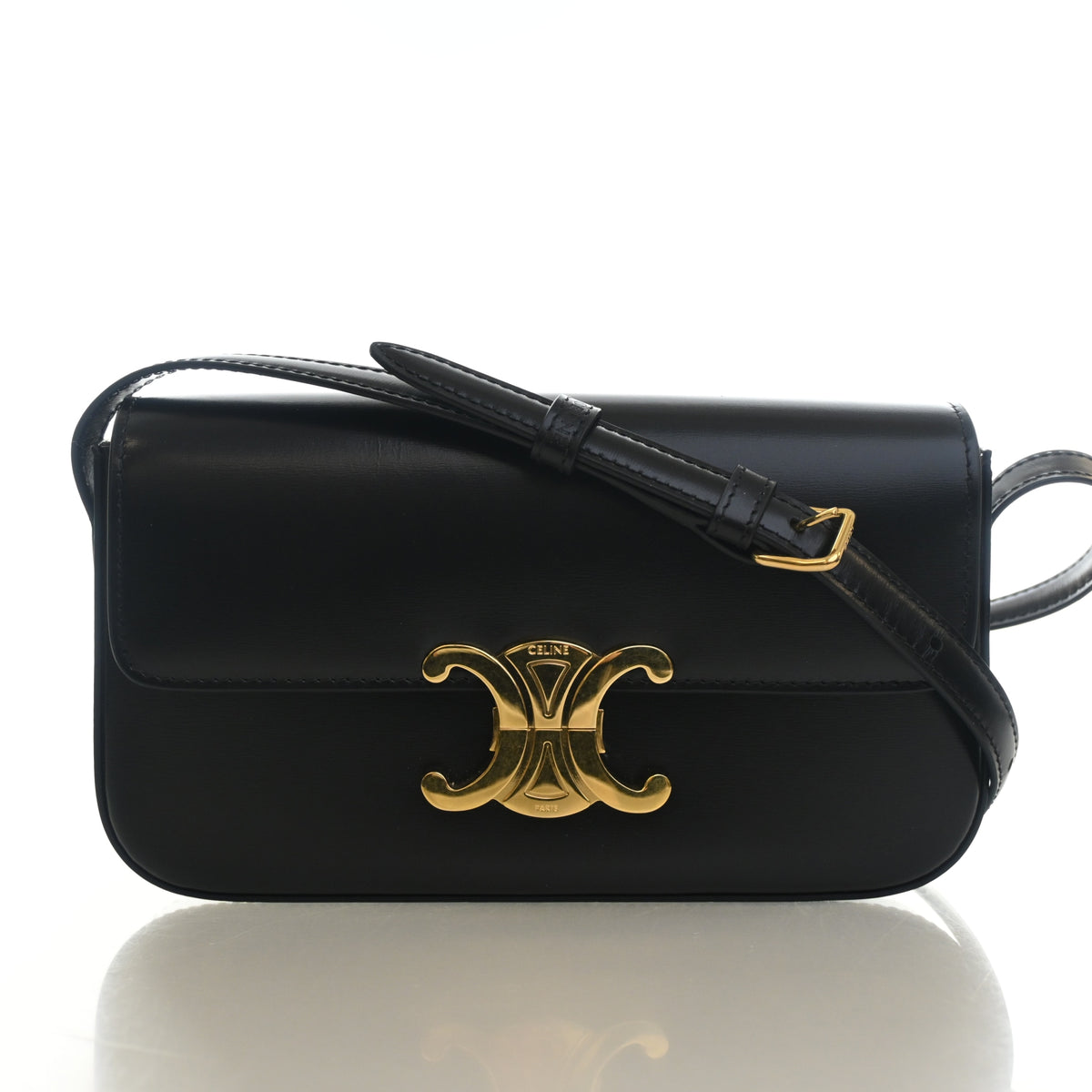 Celine Shiny Calfskin Claude Shoulder Bag, photo 1 of 13
