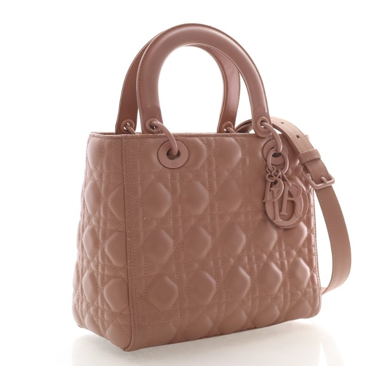 Christian Dior Medium Lambskin Lady Dior