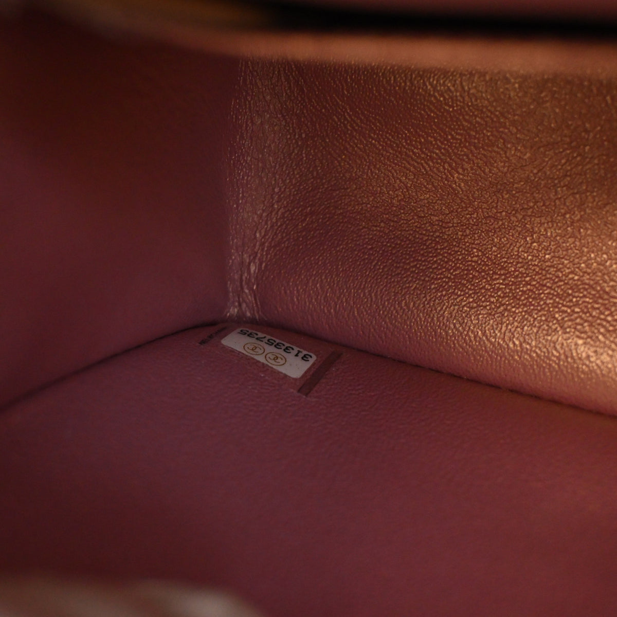 Chanel Mini Lambskin Rectangular Top Handle Classic Flap Bag, photo 12 of 15