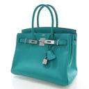Hermes Bleu Paon Epsom Birk...