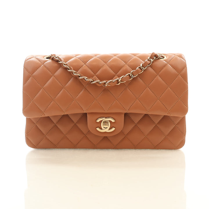 Chanel Medium Lambskin Classic Double Flap Bag