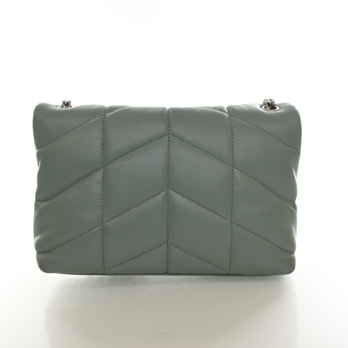 Saint Laurent Toy Lambskin Loulou Puffer, photo 10 of 14