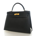 Hermes Noir Epsom Sellier K...