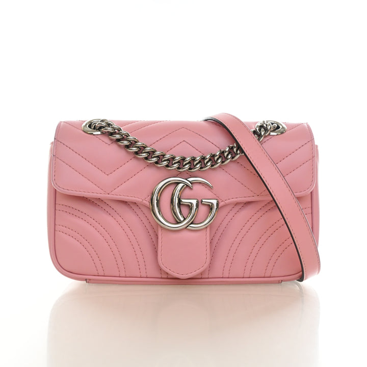 Gucci Small Calfskin Marmont Flap Bag