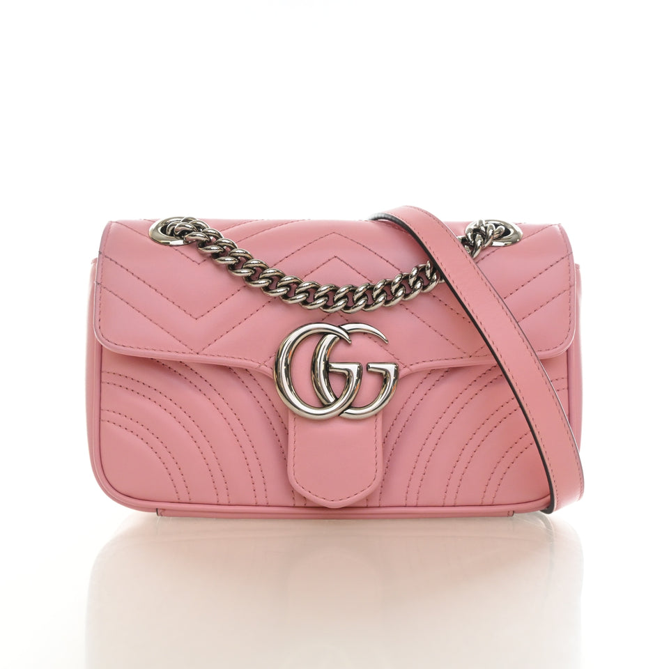 Gucci Small Calfskin Marmont Flap Bag